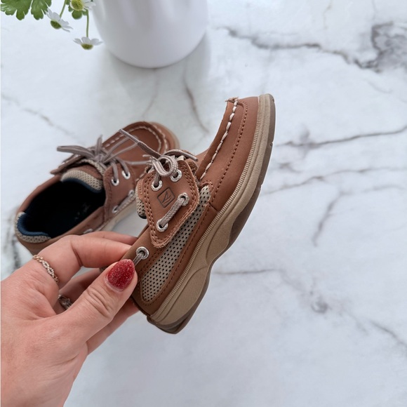 Sperry Kids Brown Boat Shoes - Picture 7 of 13